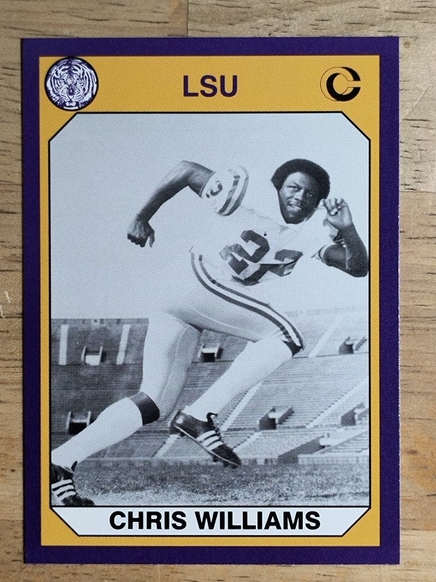 1990 LSU Collegiate Collection #88 Chris Williams