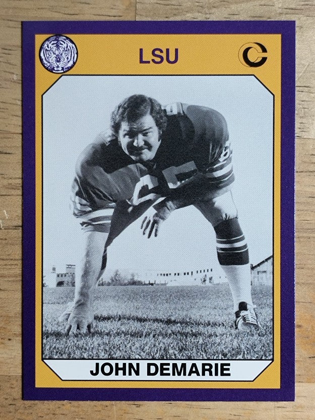1990 LSU Collegiate Collection #89 John DeMarie