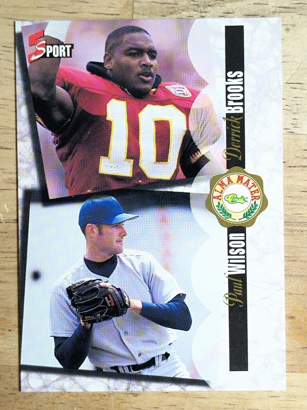 1995 Classic Five Sport #188 Paul Wilson/Derrick Brooks