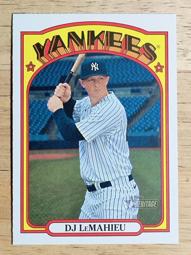 2021 Topps Heritage #336 DJ LeMahieu
