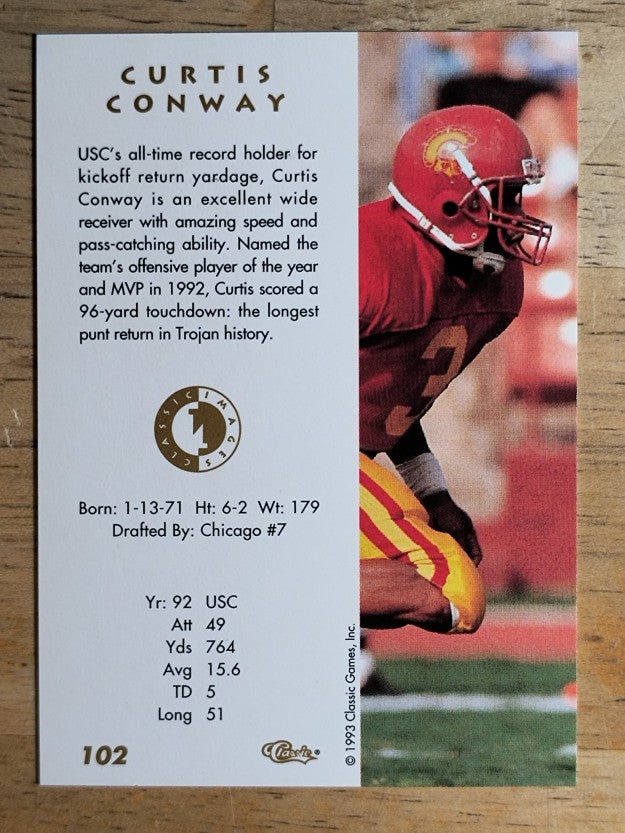 1993-94 Images Four Sport #102 Curtis Conway