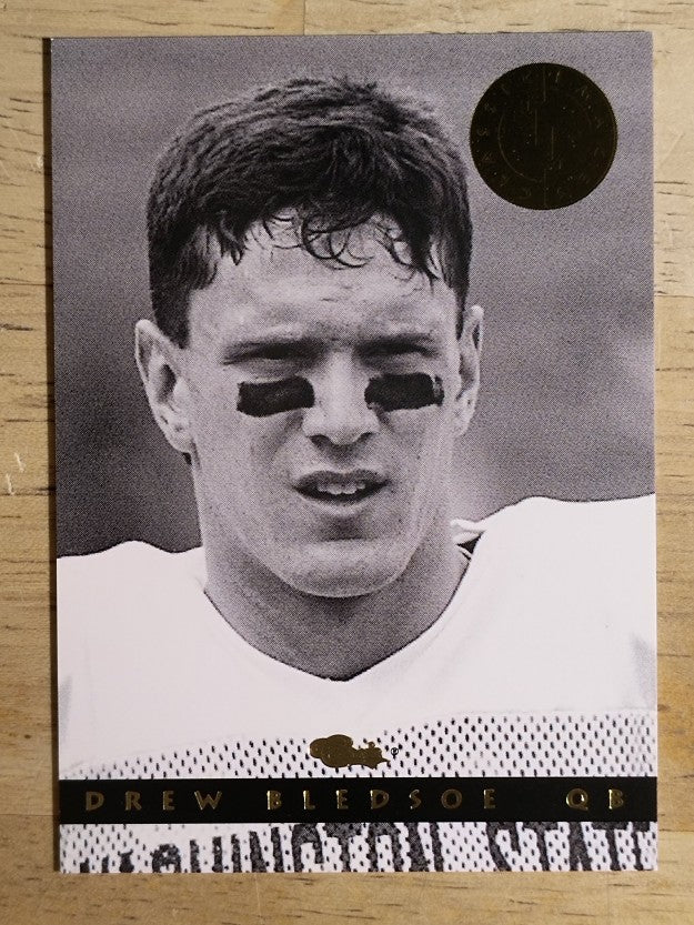 1993-94 Images Four Sport #129 Drew Bledsoe B/W