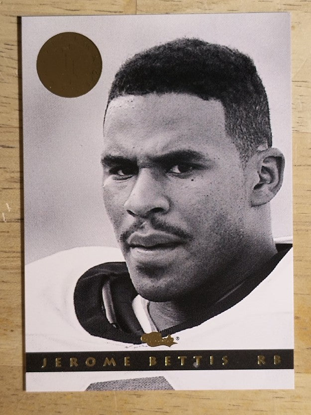 1993-94 Images Four Sport #137 Jerome Bettis B/W