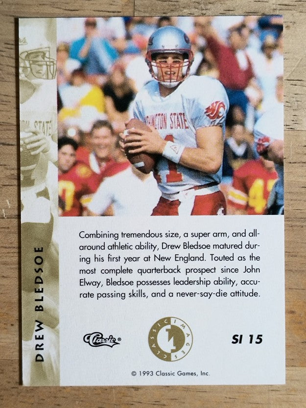 1993-94 Images Four Sport Sudden Impact #SI15 Drew Bledsoe