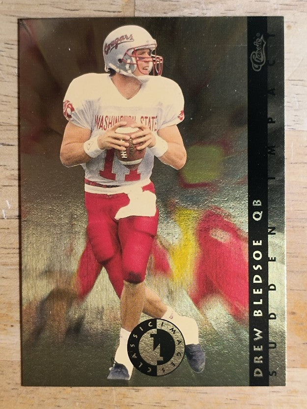 1993-94 Images Four Sport Sudden Impact #SI15 Drew Bledsoe