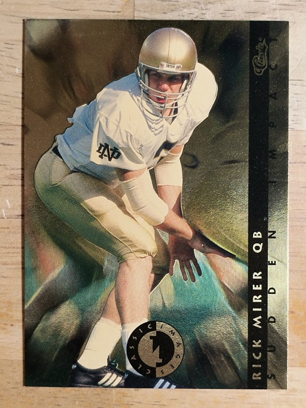 1993-94 Images Four Sport Sudden Impact #SI16 Rick Mirer