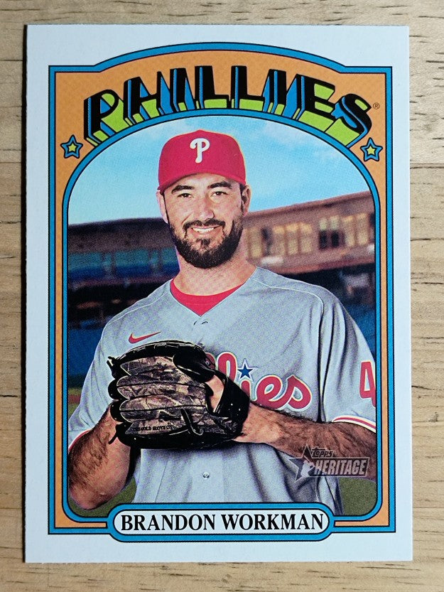 2021 Topps Heritage #337 Brandon Workman