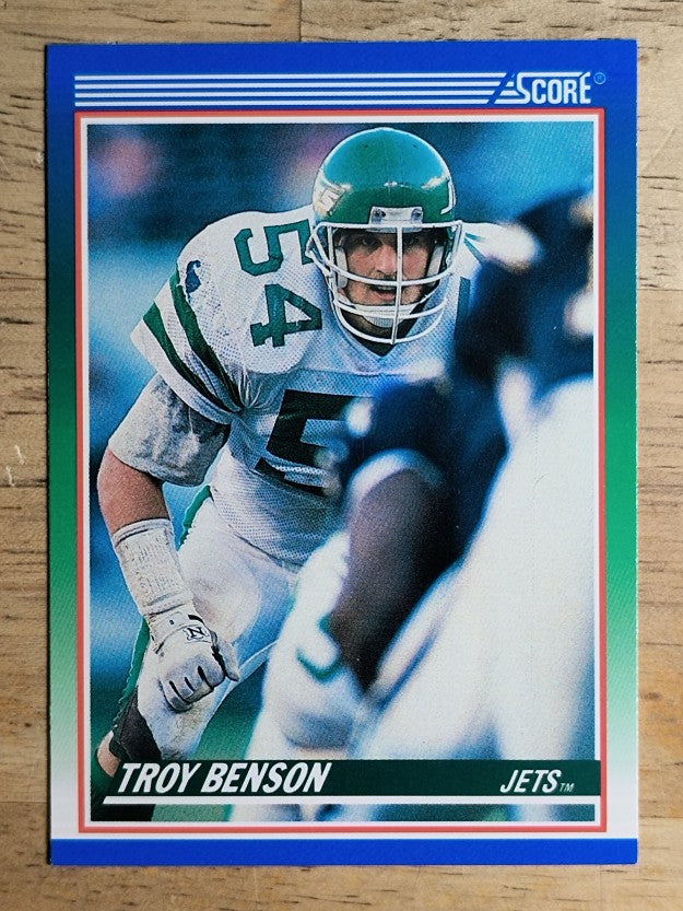 1990 Score #399 Troy Benson