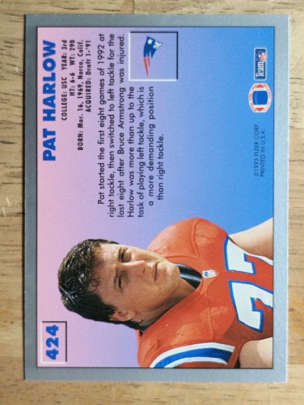 1993 Fleer #424 Pat Harlow