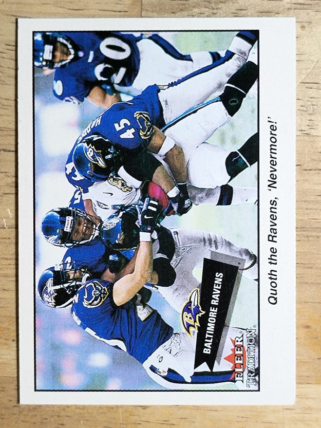 2001 Fleer Tradition #341 Baltimore Ravens TC