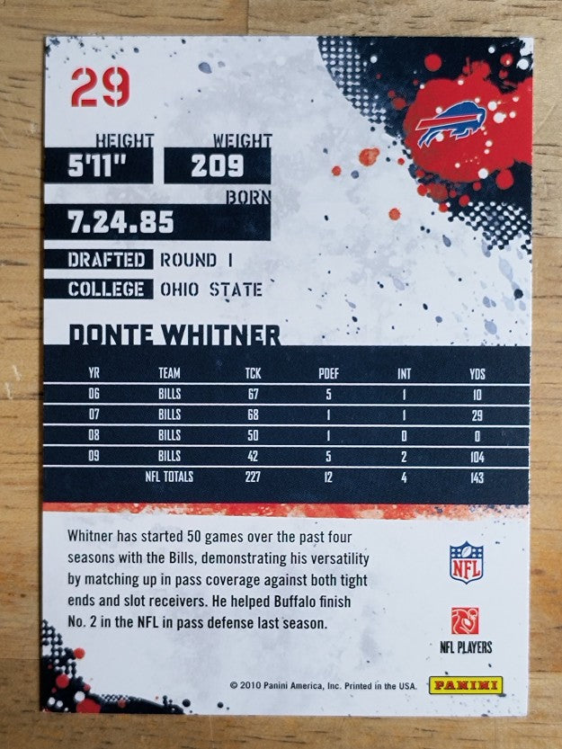 2010 Score #29 Donte Whitner