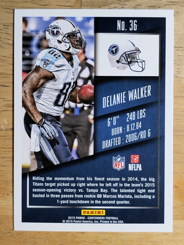 2015 Panini Contenders #36 Delanie Walker