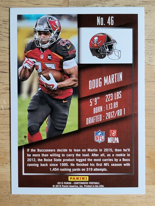 2015 Panini Contenders #46 Doug Martin