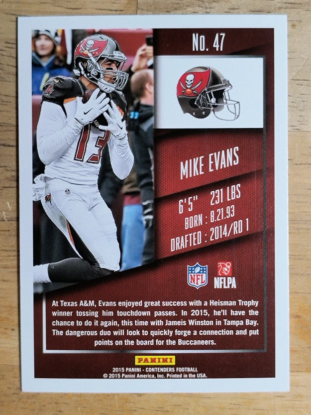 2015 Panini Contenders #47 Mike Evans