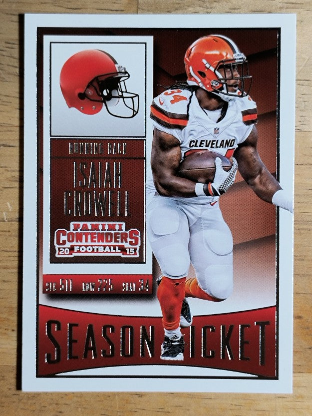 2015 Panini Contenders #55 Isaiah Crowell
