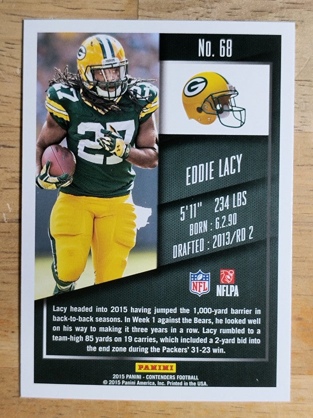 2015 Panini Contenders #68 Eddie Lacy