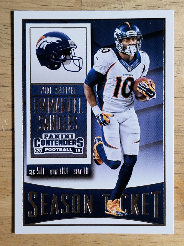 2015 Panini Contenders #91 Emmanuel Sanders