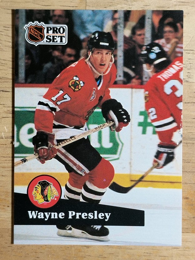 1991-92 Pro Set #44 Wayne Presley