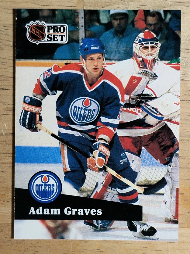 1991-92 Pro Set #67 Adam Graves