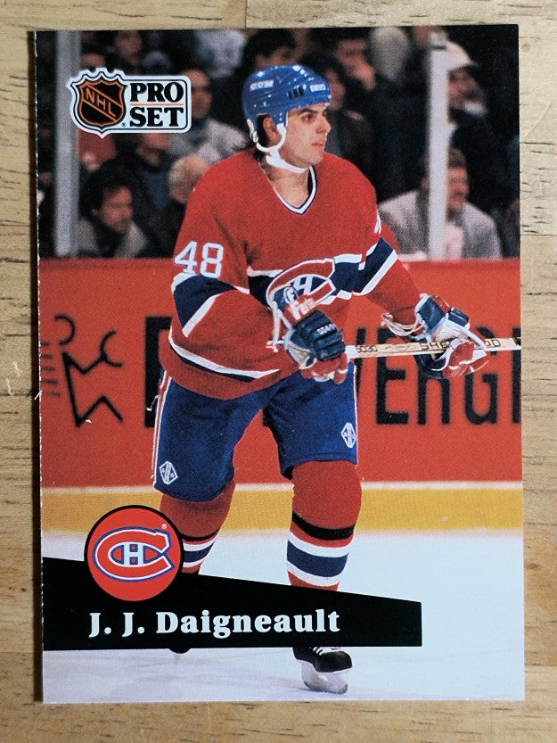 1991-92 Pro Set #124 J.J. Daigneault