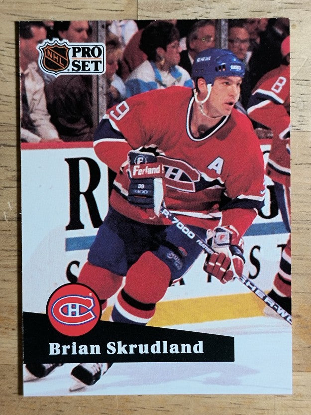 1991-92 Pro Set #127 Brian Skrudland