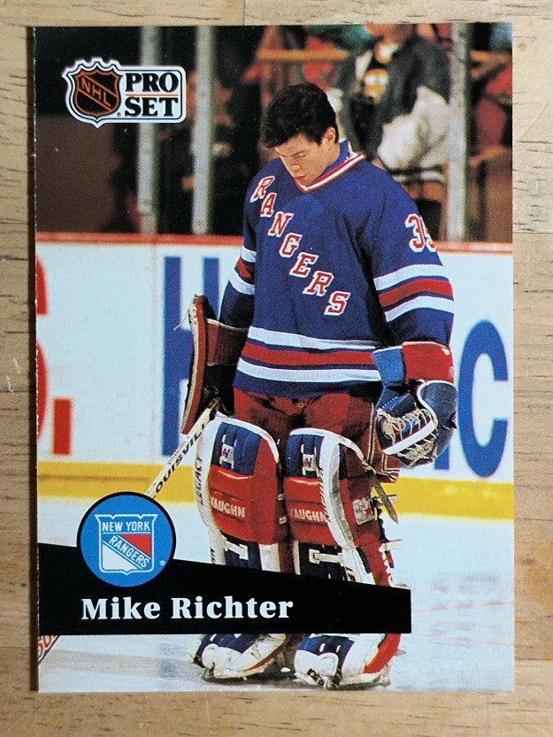 1991-92 Pro Set #161 Mike Richter