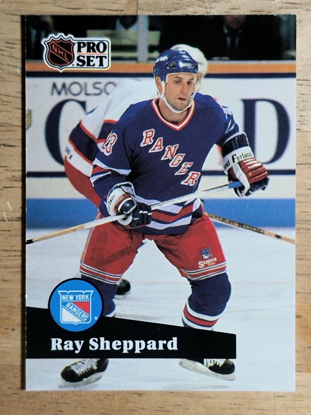 1991-92 Pro Set #162 Ray Sheppard
