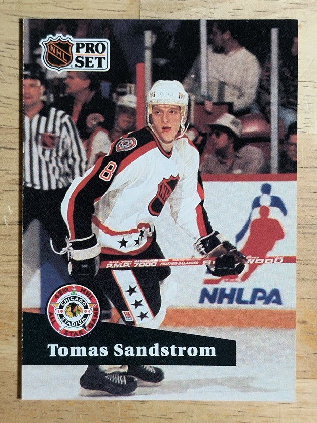 1991-92 Pro Set #287 Tomas Sandstrom AS