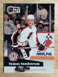 1991-92 Pro Set #287 Tomas Sandstrom AS