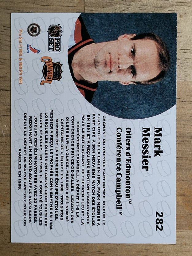1991-92 Pro Set French #282 Mark Messier AS