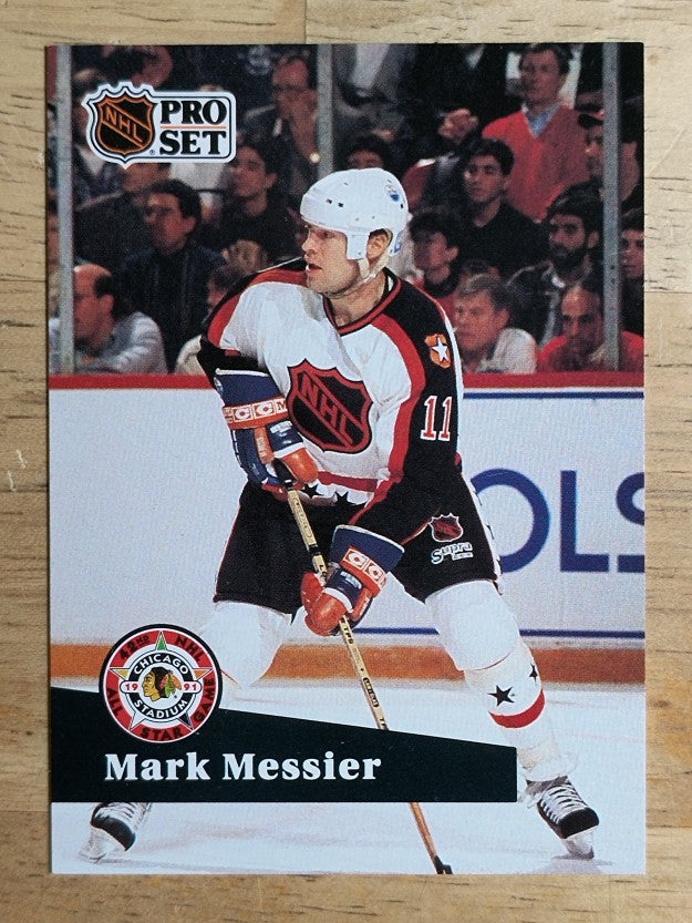 1991-92 Pro Set French #282 Mark Messier AS