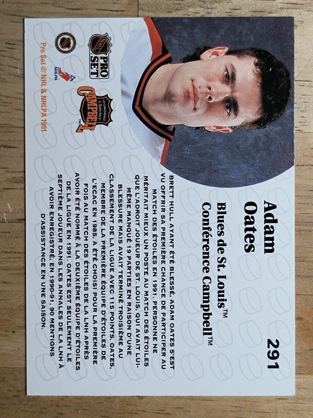 1991-92 Pro Set French #291 Adam Oates AS
