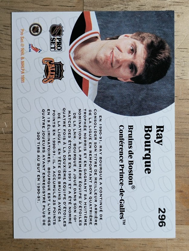 1991-92 Pro Set French #296 Ray Bourque AS