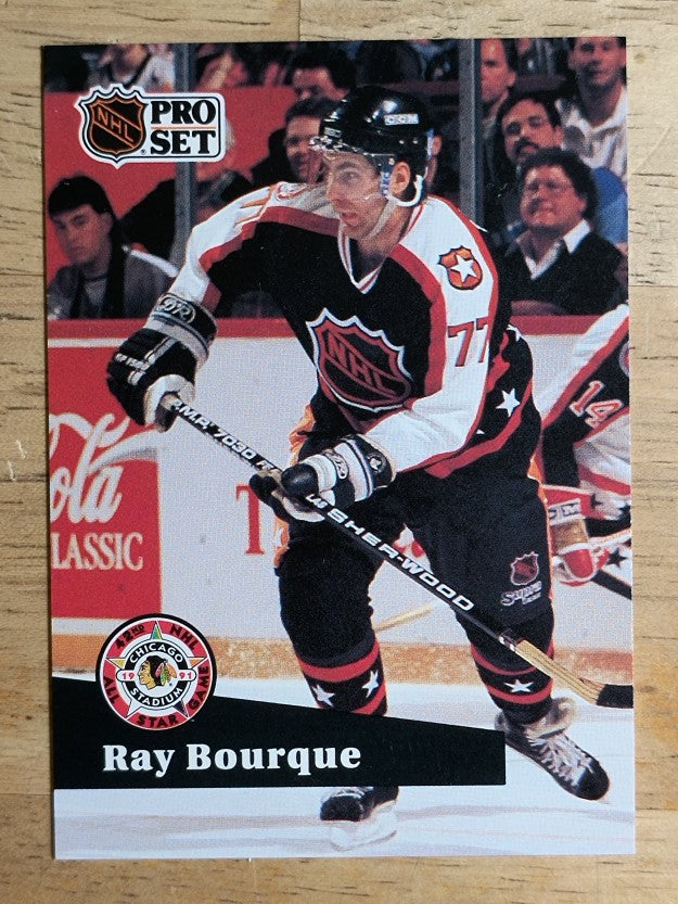 1991-92 Pro Set French #296 Ray Bourque AS