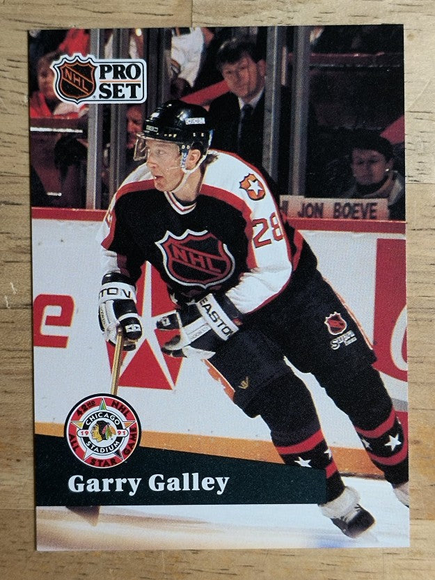 1991-92 Pro Set French #298 Garry Galley AS