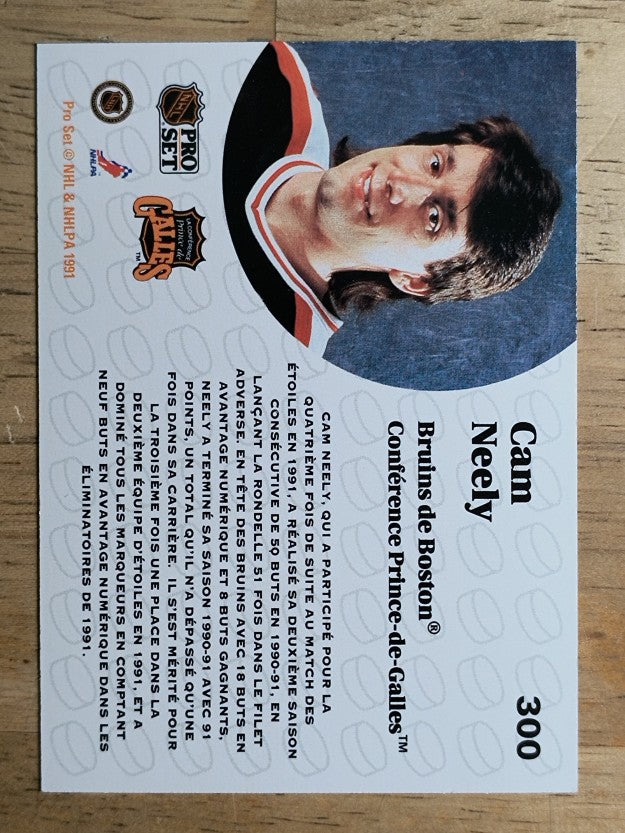 1991-92 Pro Set French #300 Cam Neely AS