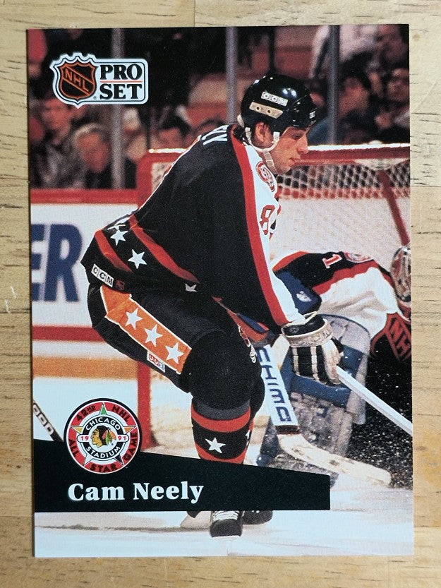 1991-92 Pro Set French #300 Cam Neely AS