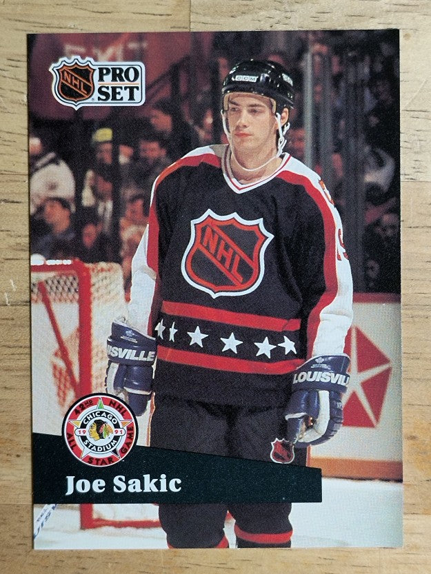 1991-92 Pro Set French #315 Joe Sakic AS