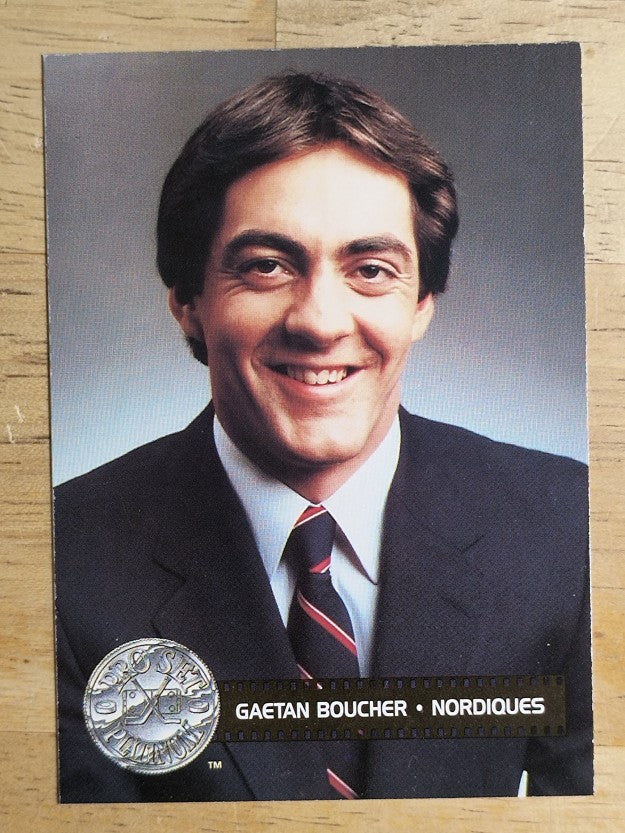 1991-92 Pro Set Platinum #298 Gaetan Boucher CAP