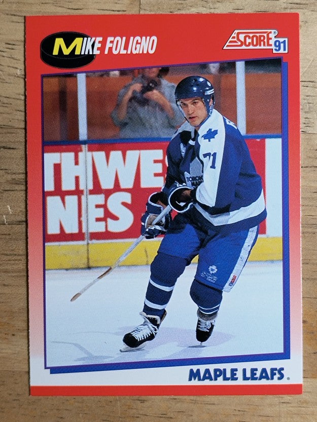 1991-92 Score Canadian Bilingual #248 Mike Foligno