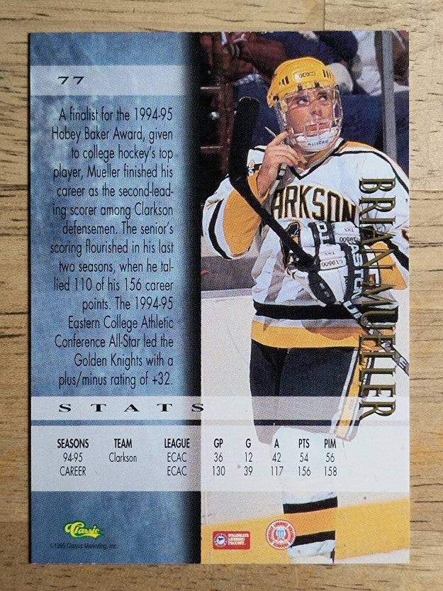 1995 Classic #77 Brian Mueller