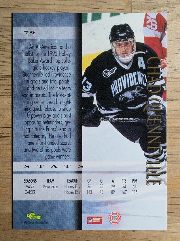 1995 Classic #79 Chad Quenneville