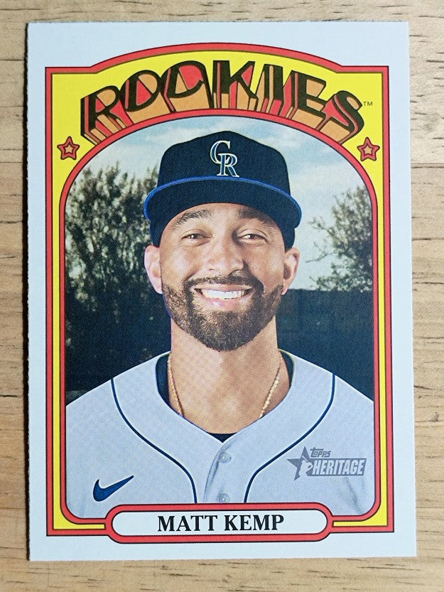 2021 Topps Heritage #348 Matt Kemp