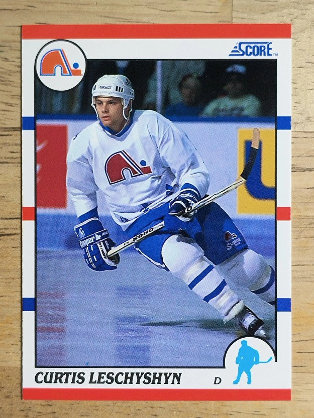 1990-91 Score #92 Curtis Leschyshyn RC