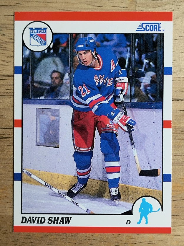 1990-91 Score #98 David Shaw