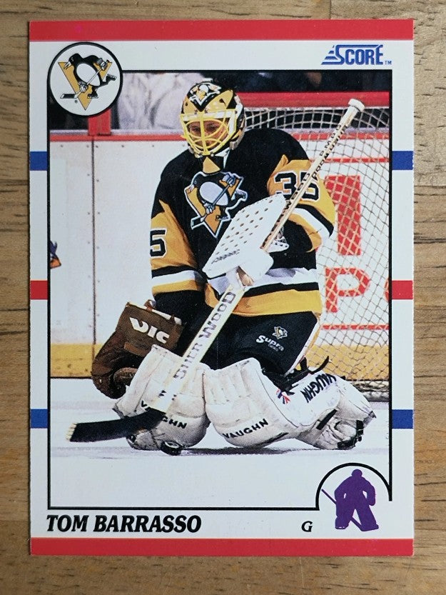 1990-91 Score #121 Tom Barrasso