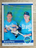 1984 Fleer #638 George Brett/Gaylord Perry