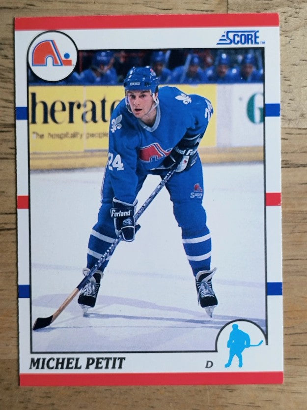 1990-91 Score #187 Michel Petit