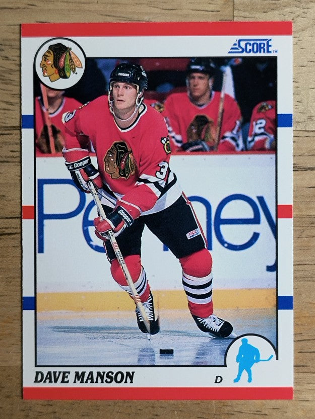 1990-91 Score #193 Dave Manson