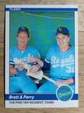 1984 Fleer #638 George Brett/Gaylord Perry